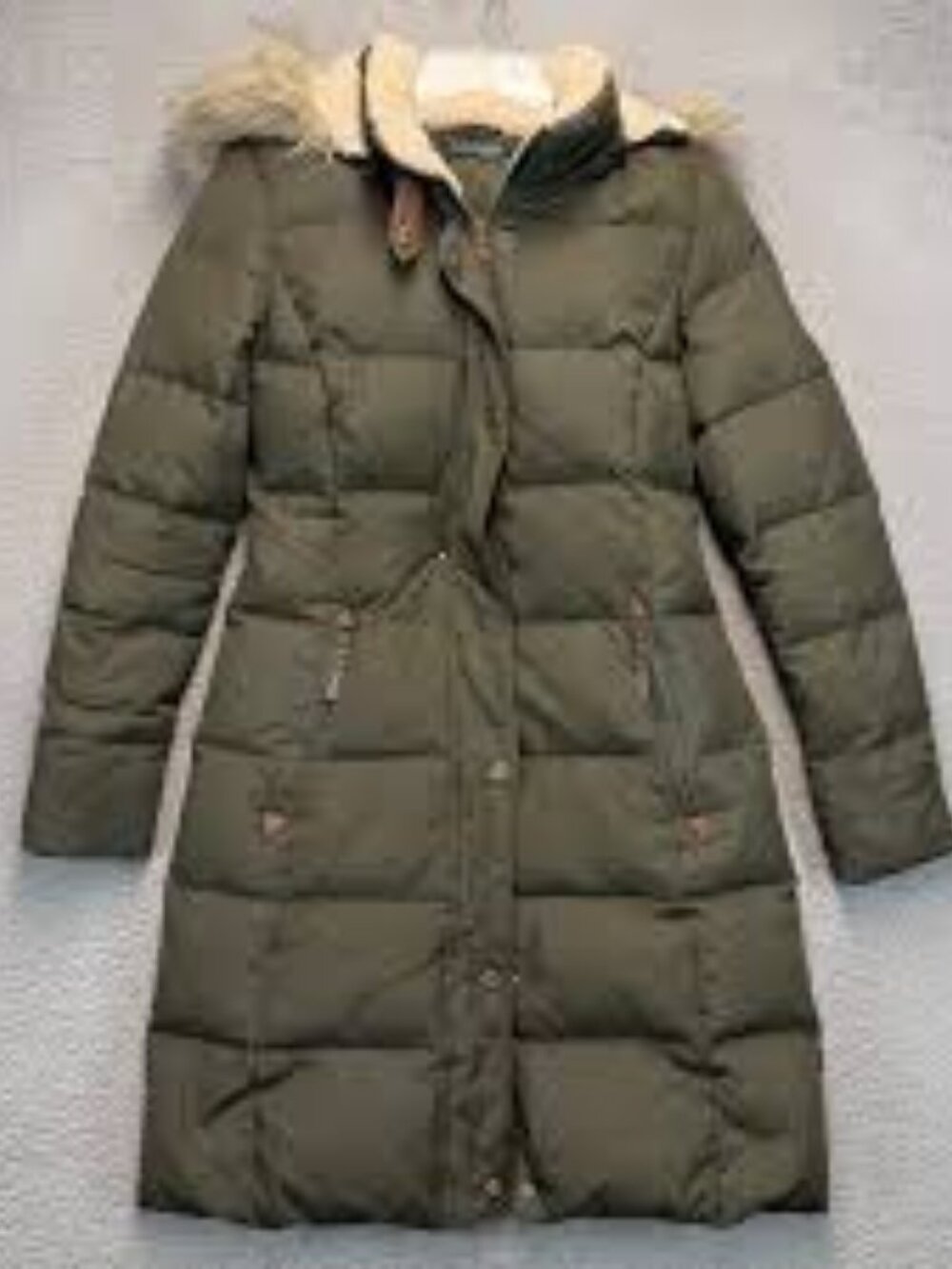 46 - NWT LAUREN RALPH LAUREN FAUX FUR HOODED PUFFER JACKET - Picture 2 of 9